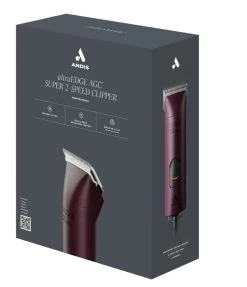 Andis AGCB Super 2 Speed Brushless Clipper - Burgundy 13 Andis AGCB Super 2 Speed Brushless Clipper - Burgundy -Pet Care Store AN 23370 4