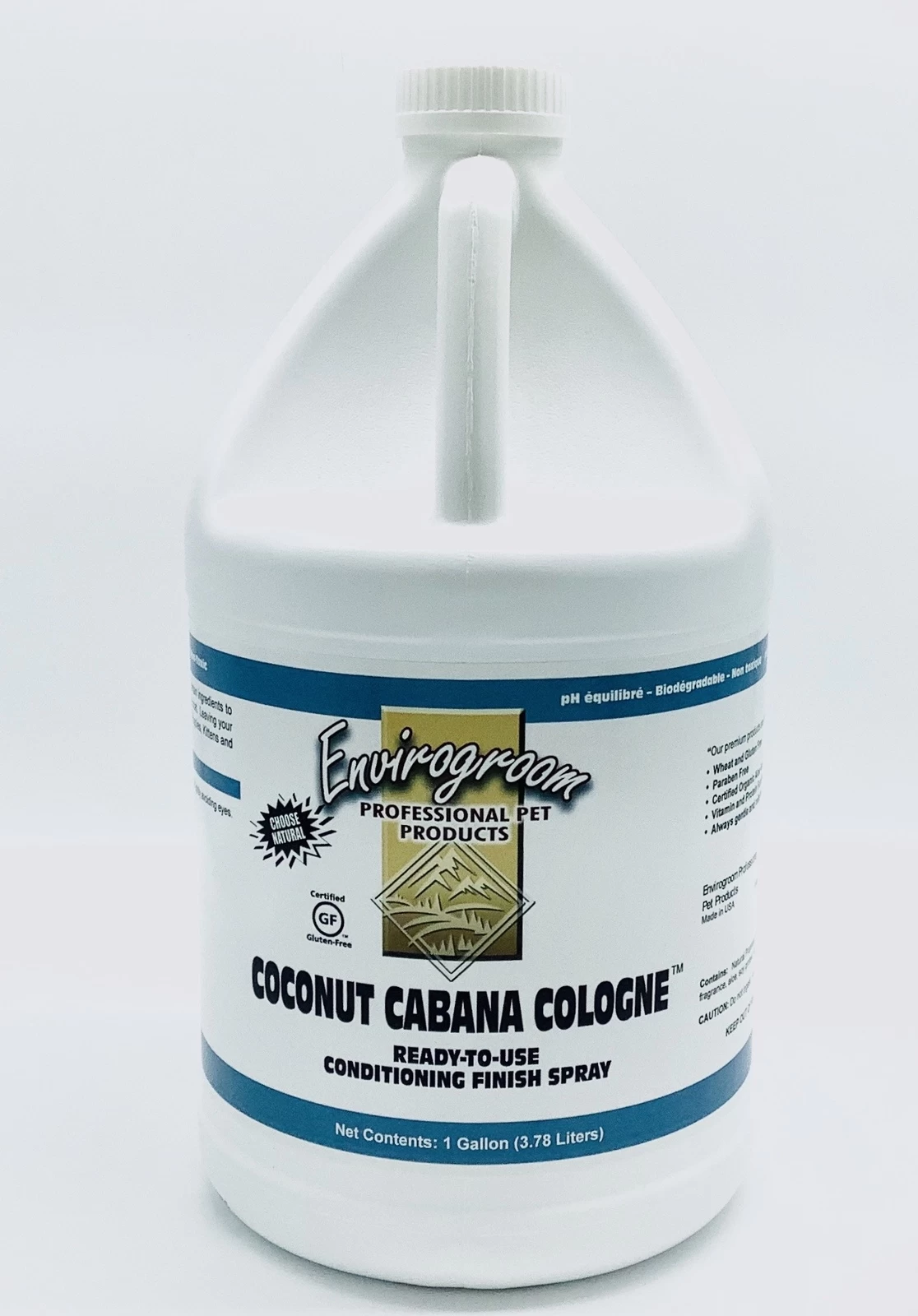 Envirogroom Coconut Cabana Cologne RTU Conditioning Finish Spray 1 Gallon 3 Envirogroom Coconut Cabana Cologne RTU Conditioning Finish Spray 1 Gallon