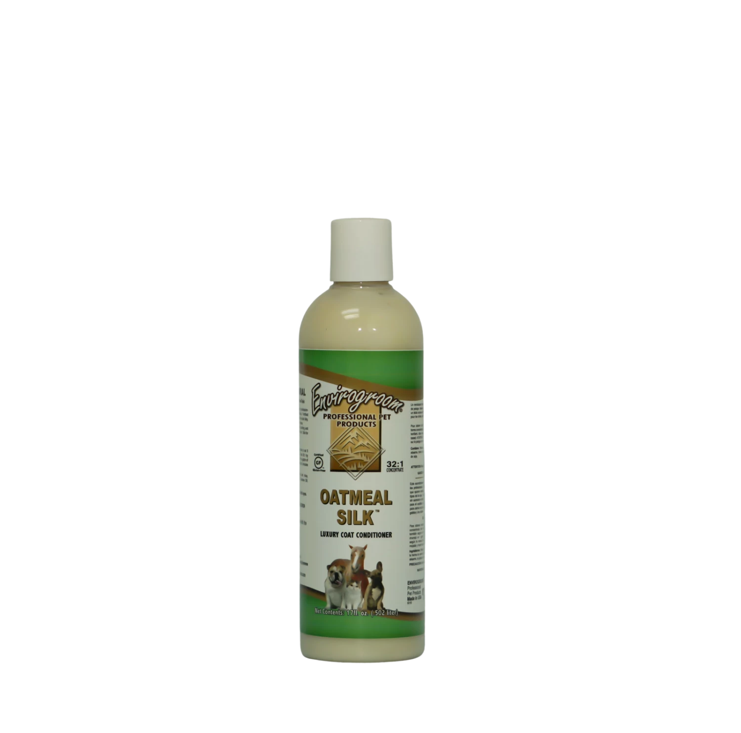 Envirogroom Oatmeal Silk Luxury Coat Conditioner 17oz 3 Envirogroom Oatmeal Silk Luxury Coat Conditioner 17oz