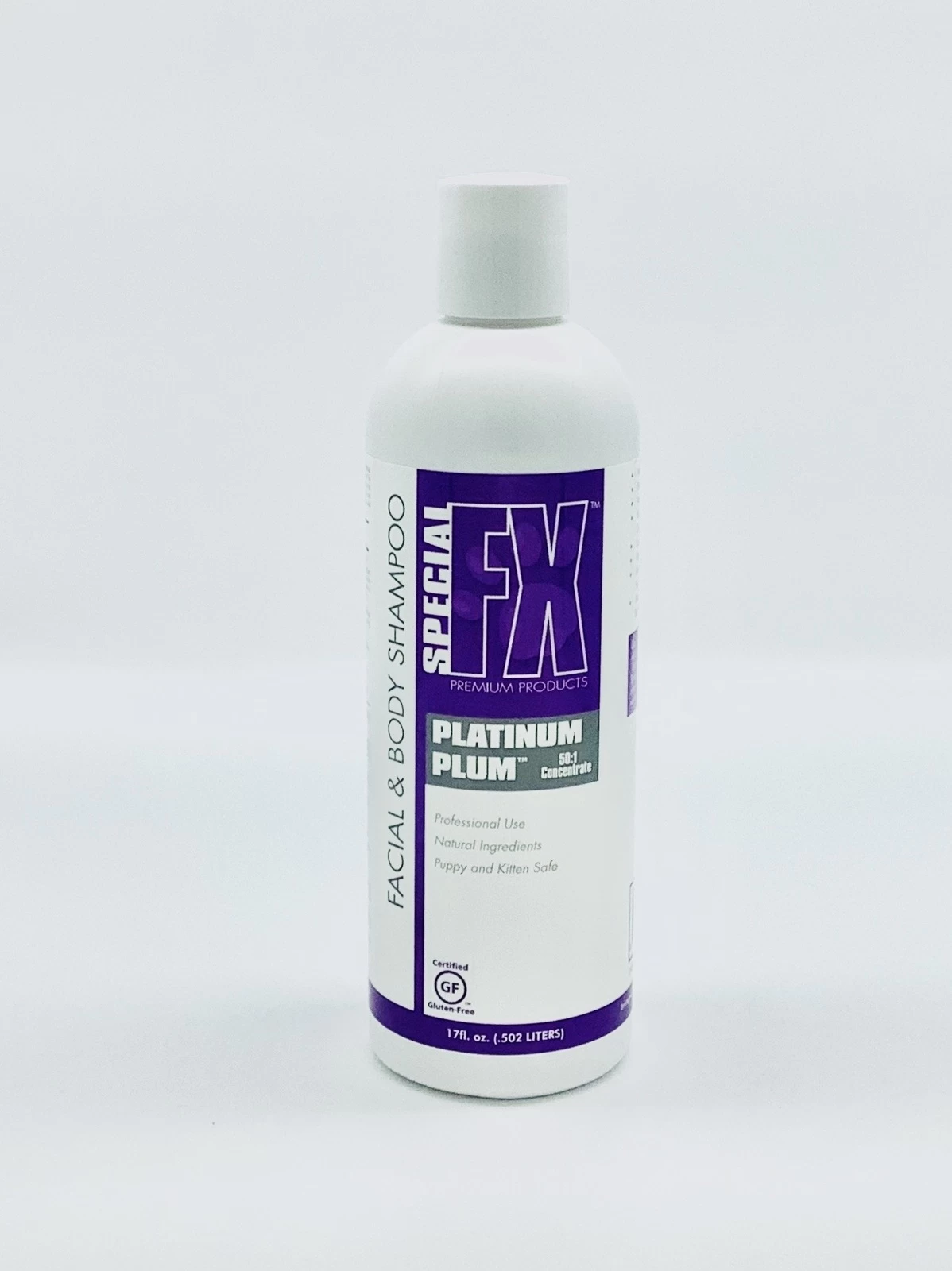 Special FX Platinum Plum Facial And Body Shampoo 50:1 Concentrate 17oz