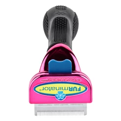 Furminator DeShedding Tool - Small Cat Short Hair Metallic [Pink] -Pet Care Store FU 01223 3