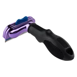Furminator DeShedding Tool - Large Cat Short Hair Metallic [Purple] -Pet Care Store FU 01225 4