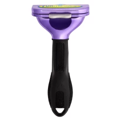 Furminator DeShedding Tool - Large Cat Long Hair Metallic [Purple] -Pet Care Store FU 01226 5