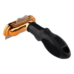 Furminator DeShedding Tool - Medium Dog Long Hair Metalic [Rose Gold] -Pet Care Store FU 02516 4