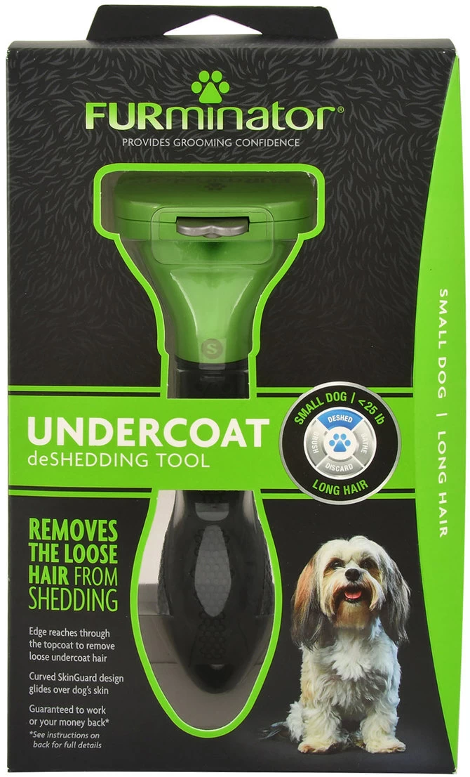 Furminator Undercoat DeShedding Tool - Small Dog Long Hair 3 Furminator Undercoat DeShedding Tool - Small Dog Long Hair