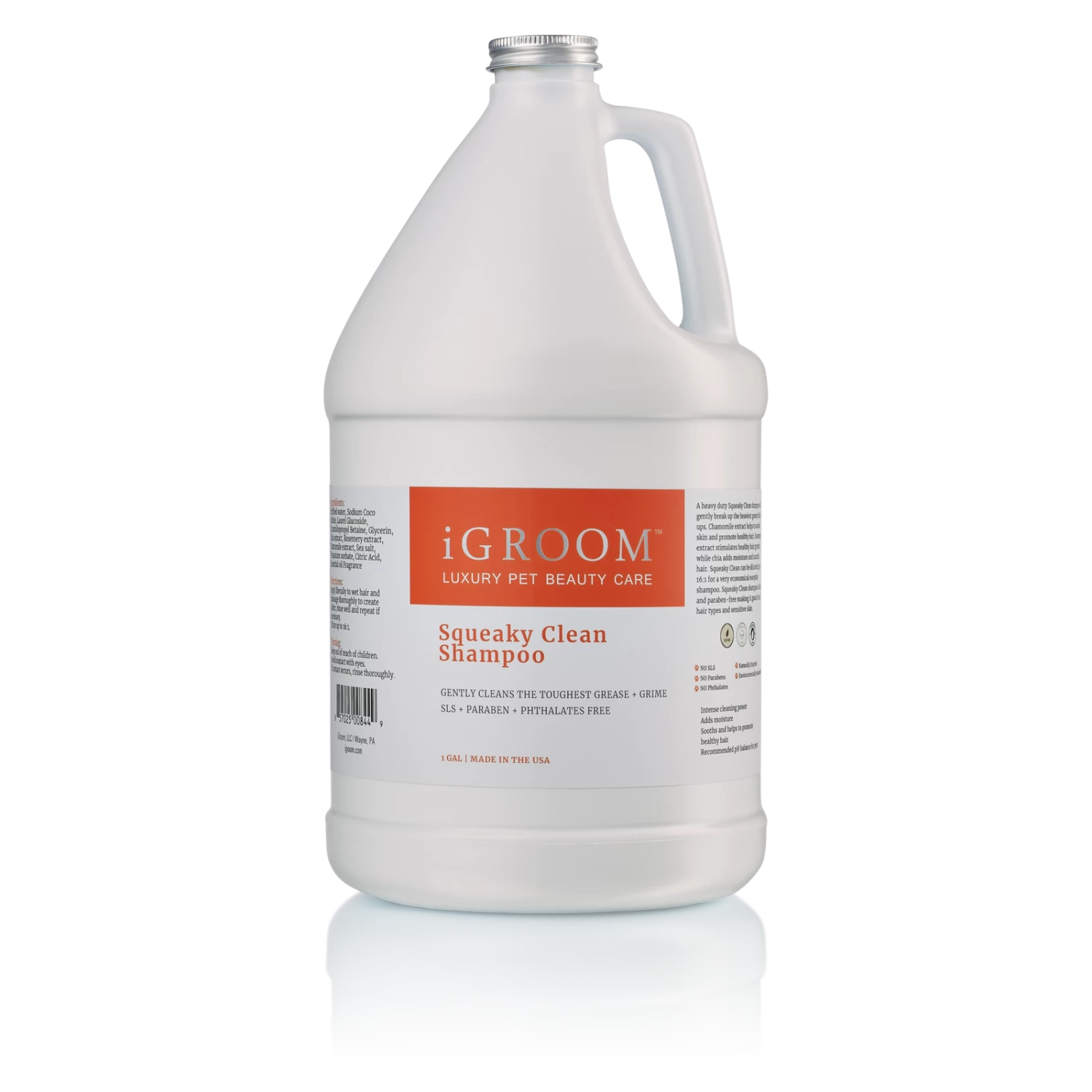 IGroom Squeaky Clean Shampoo 1 Gallon (3.8L) 3 IGroom Squeaky Clean Shampoo 1 Gallon (3.8L)