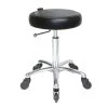 Joiken Black Turbo Gas Lift Stool Chrome Base With Click’n Clean Wheels -Pet Care Store JO 43480CB