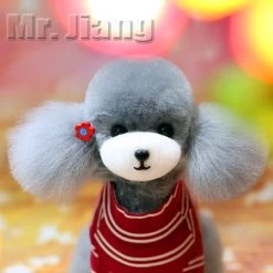Mr. Jiang Teddy Bear Full Body Coat / Model Dog [Grey] -Pet Care Store MJ TB02G 6