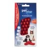 Pet+Me Grooming Brush Red - Firm Silicone, Long Hair 2 Pet+Me Grooming Brush Red - Firm Silicone, Long Hair -Pet Care Store PM 92004