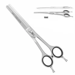 Roseline Scissors 46 Teeth Curved Thinner 6.25"