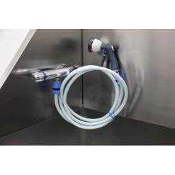 Shernbao Stainless Steel Electric Lifting Bath Tub (Lift Door) -Pet Care Store S BTS130E 5