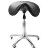 Ergonomic Saddle Stool With Planetary Casters -Pet Care Store S GC002SW