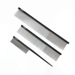 Shernbao Professional Pet Tail Comb [Black] -Pet Care Store S GSC104 BK 2