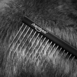 Shernbao Professional Pet Comb 18.7cm [Black] -Pet Care Store S GSC187 BK 7