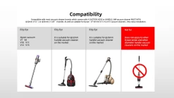 Shernbao Self-Cleaning Pet Brush Kit For Vacuum Cleaners 13 Shernbao Self-Cleaning Pet Brush Kit For Vacuum Cleaners -Pet Care Store S SMDC KIT 1