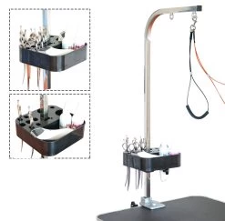 Shernbao Groomer's Tool Storage Caddy [Blue] -Pet Care Store S TS01 BU 2