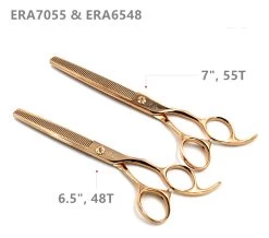 Silver Line Shear Thinner 6.5" Rose Gold -Pet Care Store SL ERAD6548 G 3