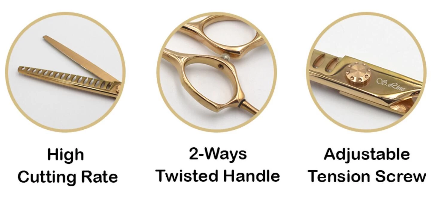 Silver Line Shear Glold Quick Chuncker / Blender 8" 4 Silver Line Shear Glold Quick Chuncker / Blender 8" - Image 2