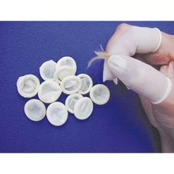 Show Tech Finger Condoms White 100 Pack - Medium -Pet Care Store ST 85158 2