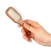 Show Tech Mini Wooden Pin Brush 12cm Rectangular Walnut -Pet Care Store ST 93359