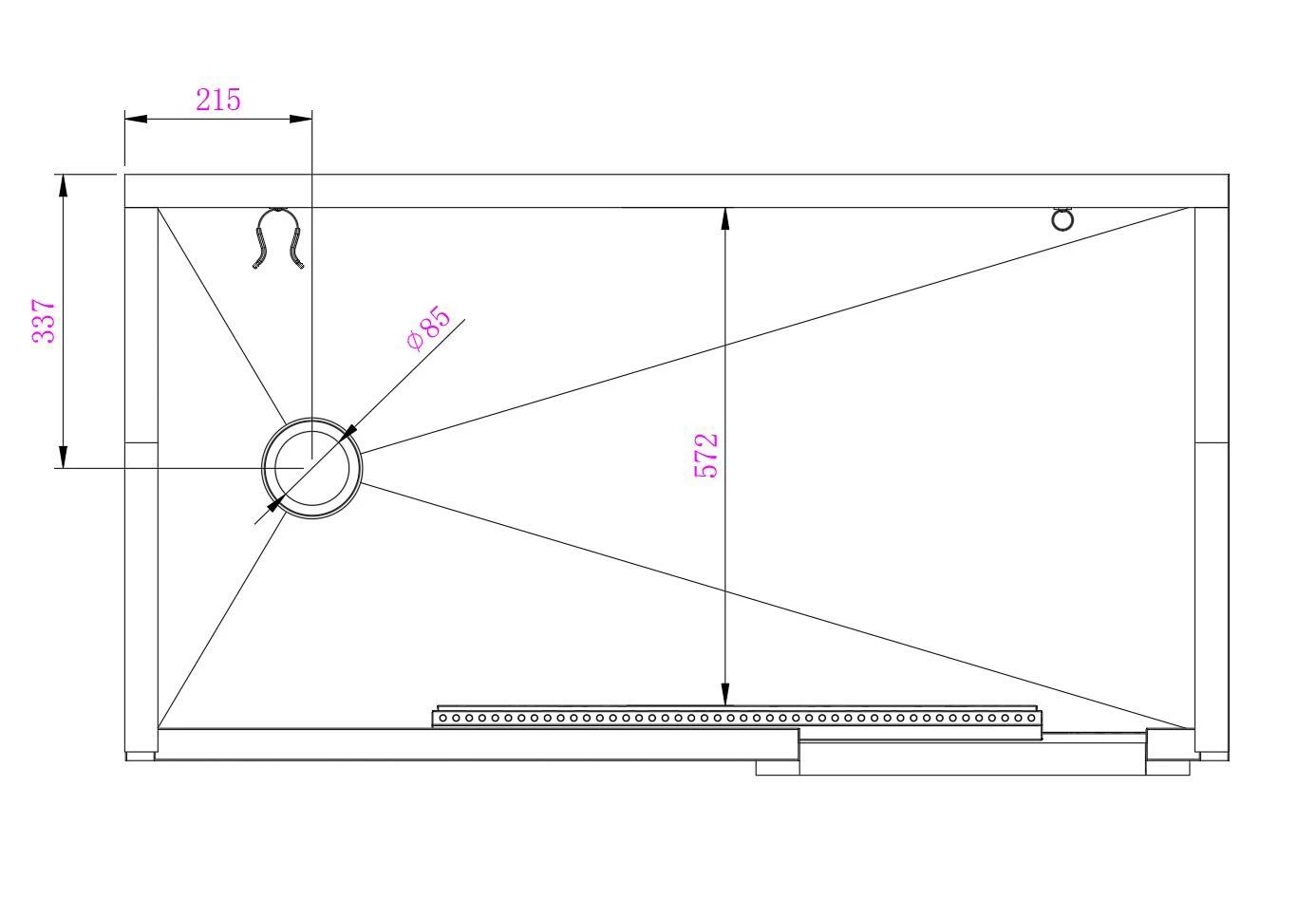 Aeolus Stainless Steel Electric Lifting Bath Tub (Sliding Door) With S/S Base 11 Aeolus Stainless Steel Electric Lifting Bath Tub (Sliding Door) With S/S Base - Image 9