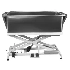 Aeolus Round Cornered Stainless Steel Electric Lifting Bath Tub -Pet Care Store T BTS138E 2