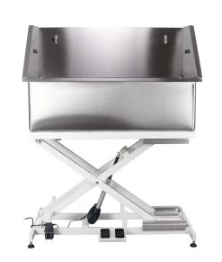 Aeolus Round Cornered Stainless Steel Electric Lifting Bath Tub -Pet Care Store T BTS138E 5
