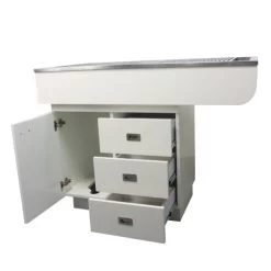 Dental Preparation Table With Stainless Steel Tub And Painted Cabinets -Pet Care Store T FT851 2
