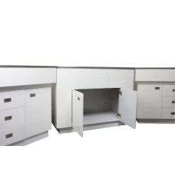 Dental Preparation Table With Stainless Steel Tub And Painted Cabinets -Pet Care Store T FT851 3