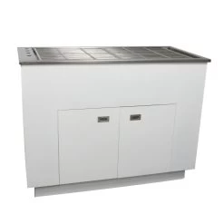 Dental Preparation Table With Stainless Steel Tub And Painted Cabinets -Pet Care Store T FT851 7