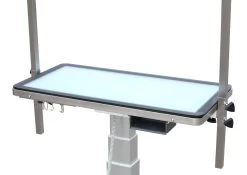 Aeolus LED Lighting Pedestal Lifting Table With Under Table Wheels -Pet Care Store T FT893 3
