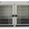 Aeolus KA505T Powder Coated Galvalume Modular Cage - Large -Pet Care Store T KA505TL AZ