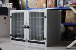 Aeolus KA505T Powder Coated Galvalume Modular Cage - Large -Pet Care Store T KA505TL AZ 2