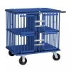 Aeolus 4-Berth Show Trolley With 4" Nylon Wheels - Large [Blue] -Pet Care Store T KB511NAF BU Kit