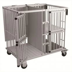 Aeolus 4-Berth Show Trolley With 4" Nylon Wheels - Large [Blue] -Pet Care Store T KB511NAF BU Kit 3