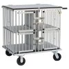 Aeolus 4-Berth Show Trolley With 6" Rubber Wheels - Large [Silver]