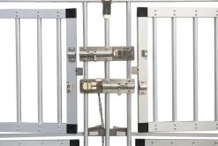 Aeolus 4-Berth Show Trolley With 6" Rubber Wheels - Large [Silver] -Pet Care Store T KB511NAF SL Kit6W 4