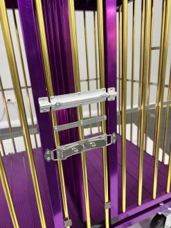 Aeolus 2-Berth Show Trolley With 4" Nylon Wheels [Gold And Purple] -Pet Care Store T KB511NAT GP Kit 3