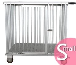 Aeolus 1-Berth Show Trolley With 4" Nylon Wheels - Small [Pink]