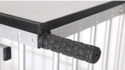 Aeolus 1-Berth Show Trolley With 6" Rubber Wheels - Small [Silver] -Pet Care Store T KB513NAO SL Kit6W 3