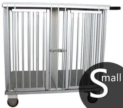 Aeolus 2-Berth Show Trolley With 4" Nylon Wheels - Small [Black]