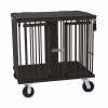 Aeolus 2-Berth Show Trolley With 6" Rubber Wheels - Small [Black] -Pet Care Store T KB513NAT BK Kit6W
