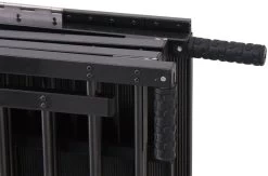 Aeolus 2-Berth Show Trolley With 6" Rubber Wheels - Small [Black] -Pet Care Store T KB513NAT BK Kit6W