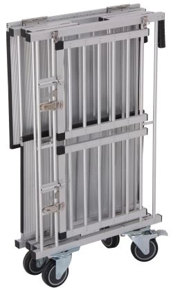 Aeolus 2-Berth Double Deck Show Trolley With 4" Nylon Wheels - XSmall [Purple] -Pet Care Store T KB514NAT PP Kit 3