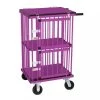 Aeolus 2-Berth Double Deck Show Trolley With 6" Rubber Wheels - XSmall [Purple]