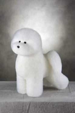 KissGrooming Bichon Frise Coat For Model Dog Mannequin [White] -Pet Care Store T RMD32A1 1