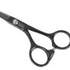 Swan Facial Scissors Round Tip 4.5" [Black] -Pet Care Store T SW55145