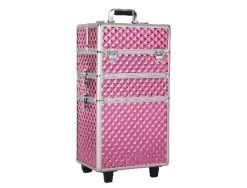 Aeolus Grooming Box Tool Case XL Trolley - Pink