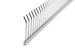 Utsumi 7.5" ECO Special #1S Brass Comb, Curved Tip - Silver